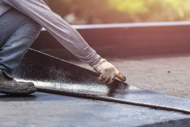 Professional Waterproofing technician working in Valparaiso, IN